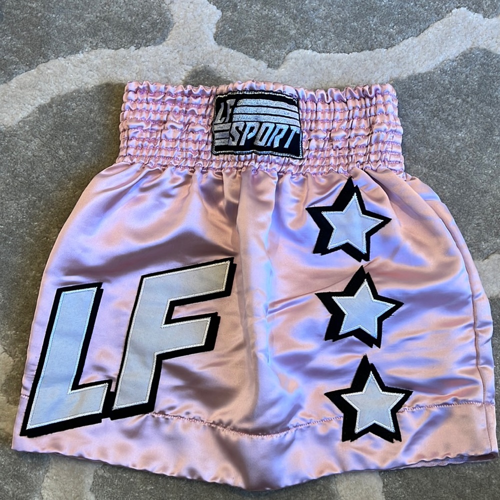 LF satin miniskirt size small